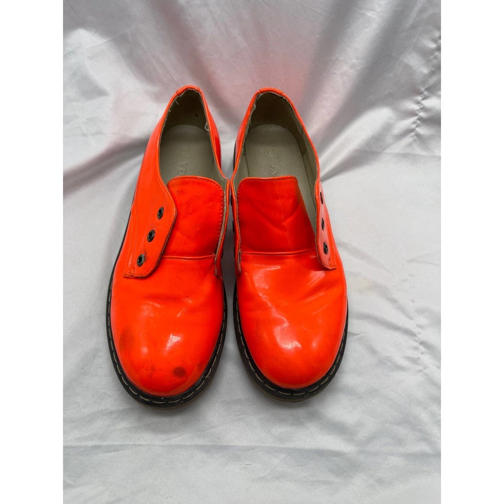 Vintage Shoe brand bright orange Oxford shoes - Picture 3 of 10